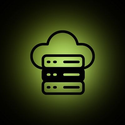 Server in der Cloud dargestellt als Icon
