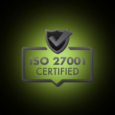 ISO 27001 Certified dargestellt als Icon